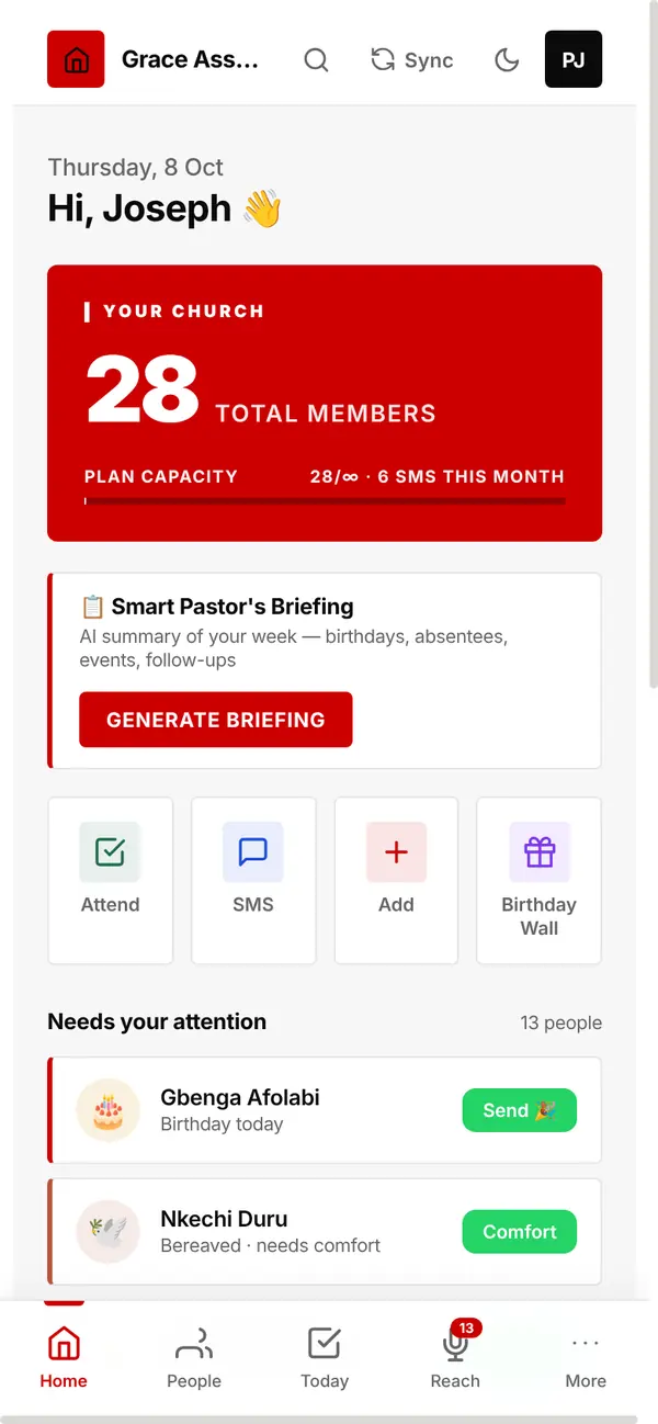 Home with the Smart Pastor's Briefing